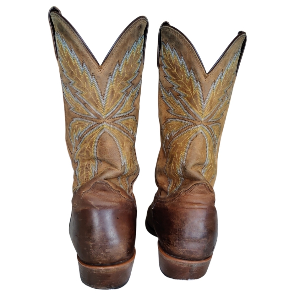 Nocona, Vintage EST 1925 Leather Western Cowboy Boots Men's Size 11.5 D. - Picture 4 of 16